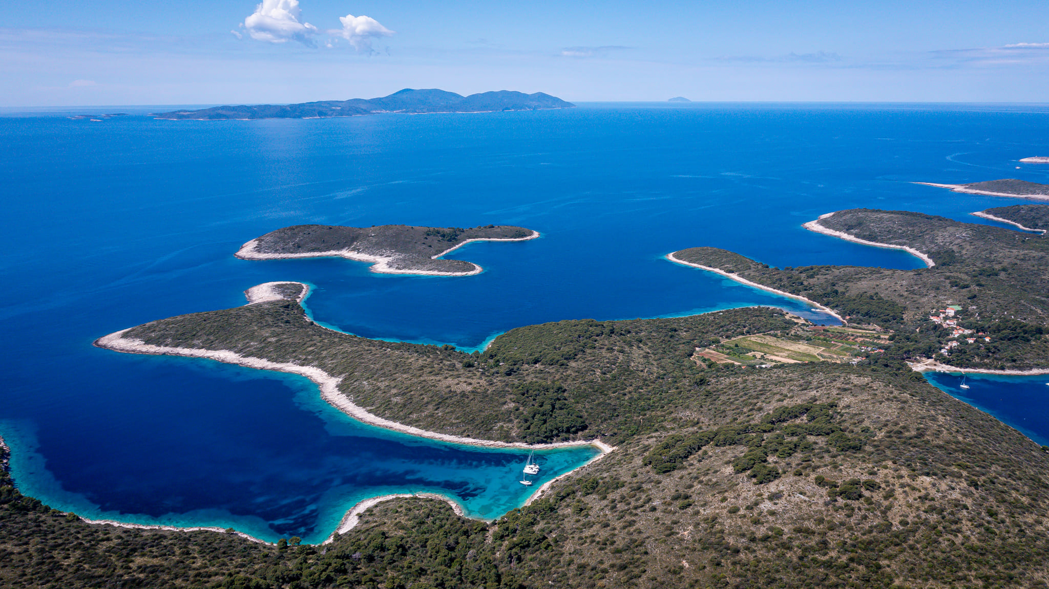 Sailing the open Adriatic