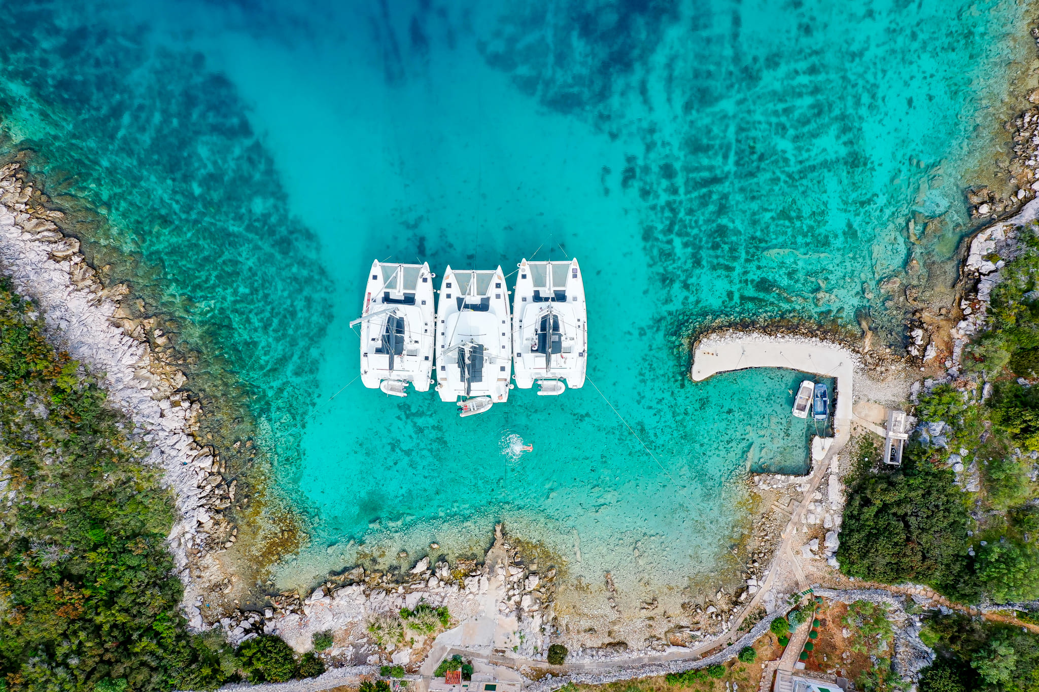Harbour morning in Croatia