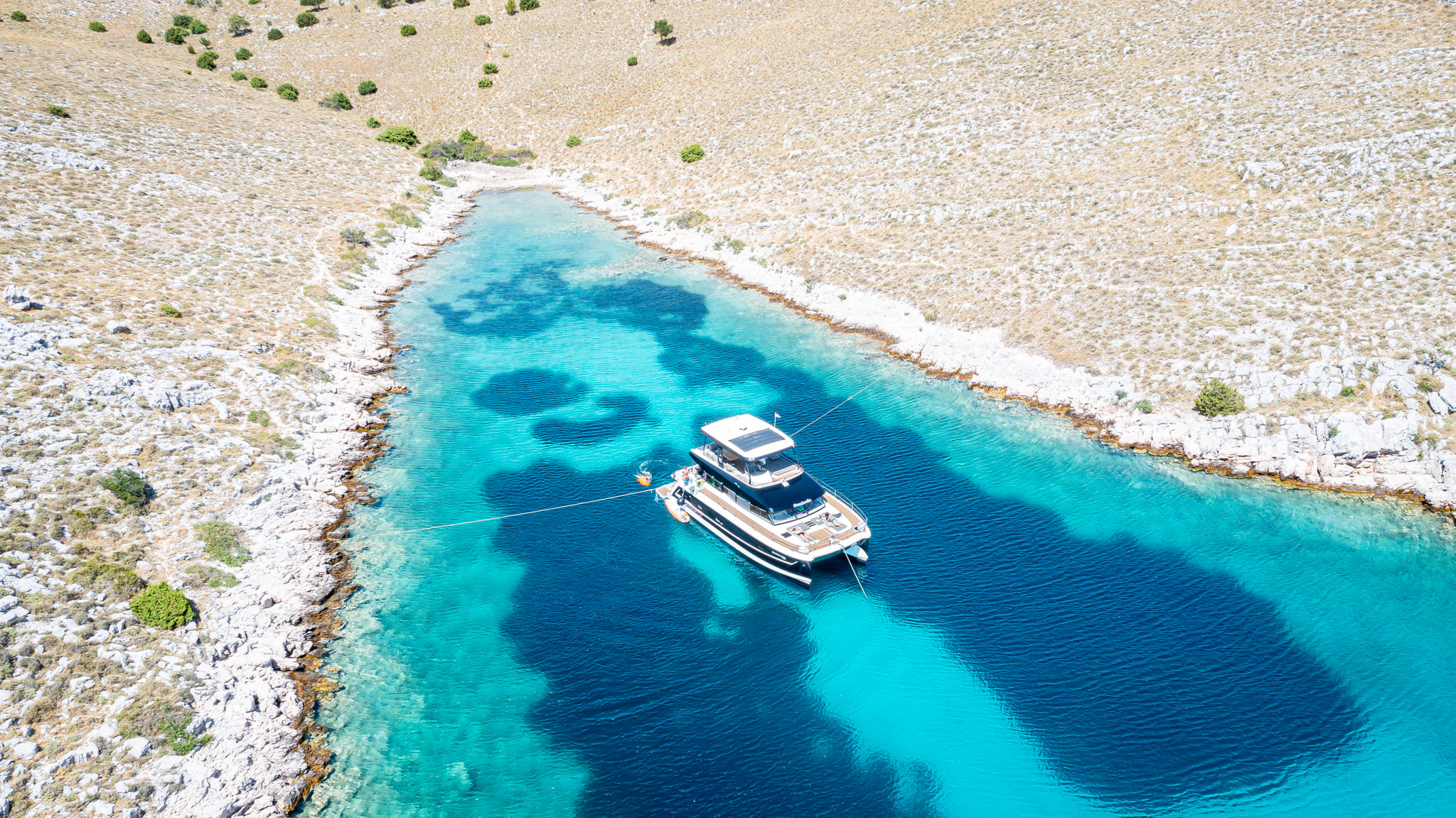 Blue waters of Dalmatia